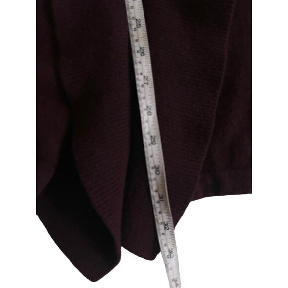 Ca Va De Soi Women’s Sz XS Maroon Wool Cashmere Cardigan Sweater - Picture 8 of 10